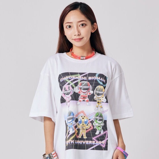 PRE-ORDER : Samurai Sentai Shinkenger / Choudenshi Bioman x AIKA ELECTRONICS T-shirt