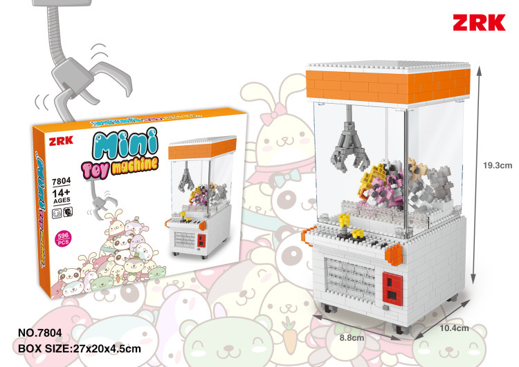 ZRK 7804 Mini Toy Machine Doll 596pcs