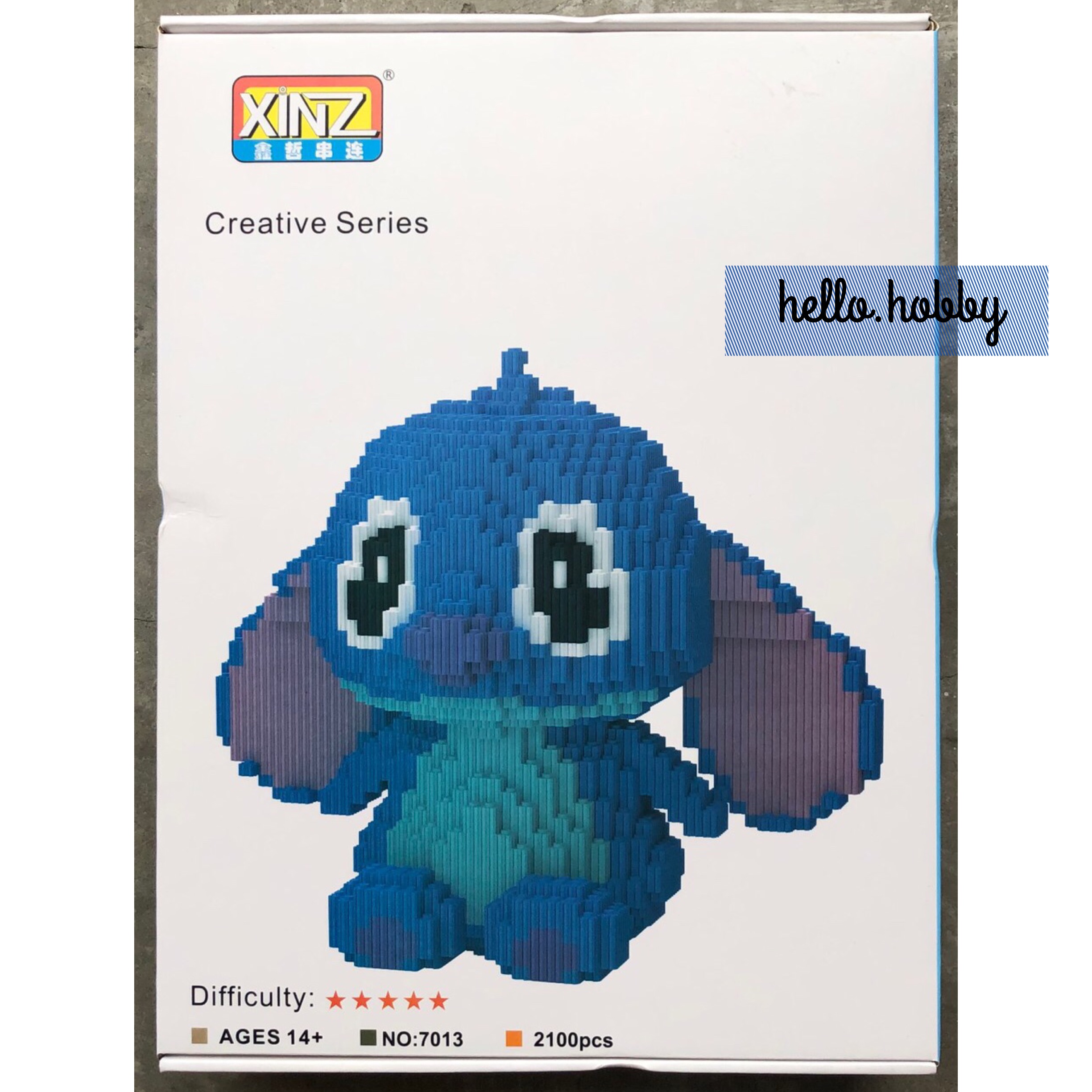 Xinz 7013 Lilo & Stitch Stitch 2100pcs (แบบเฟือง)