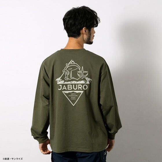 PRE-ORDER : STRICT-G JABURO "Mobile Suit Gundam" Logo Pocket Long Sleeve T-shirt