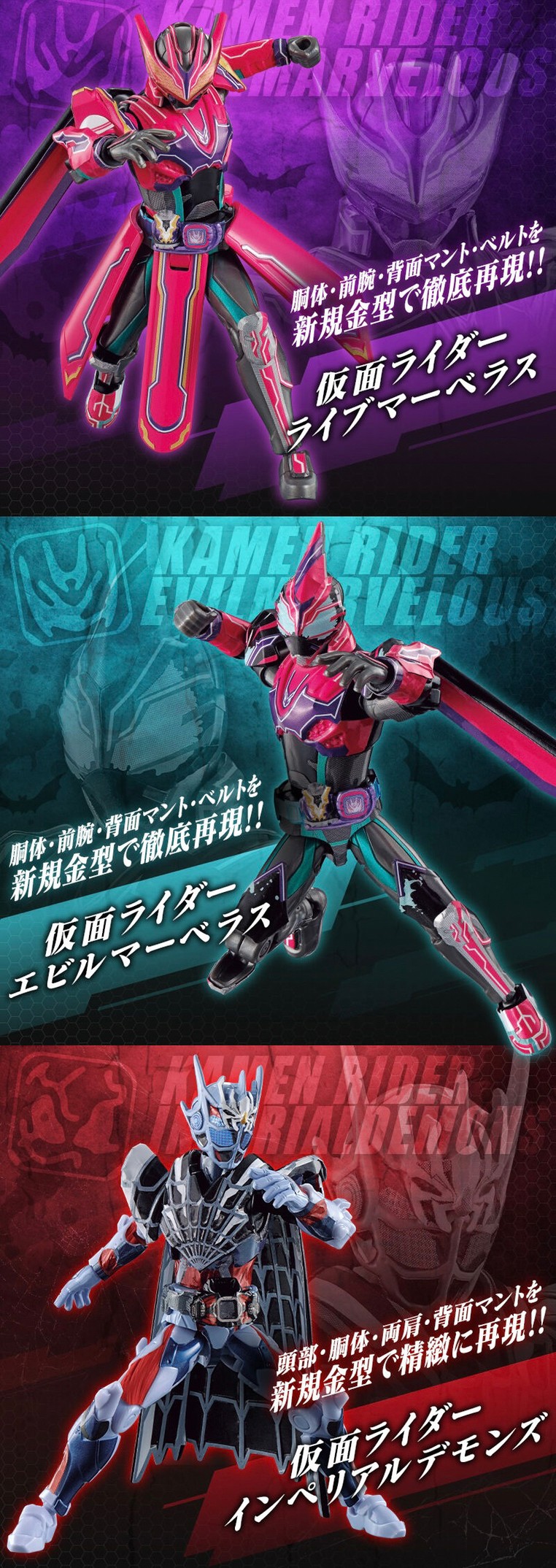PRE-ORDER : So-Do Kamen Rider Revice Full Genomics & V Synext Set