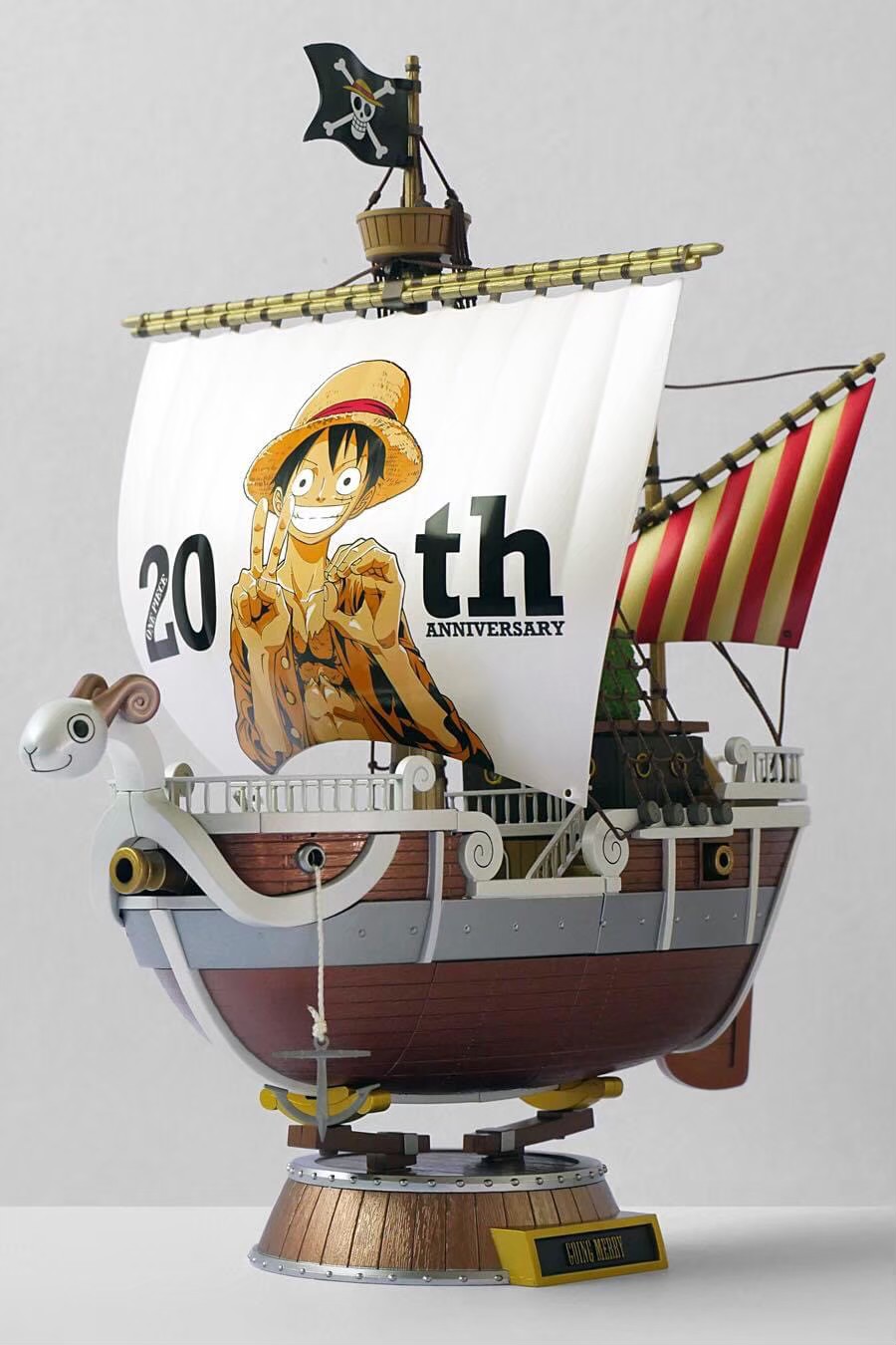 CHOGOKIN GOING MERRY -ONE PIECE 20TH ANNIVERSARY PREMIUM COLOR VER.- by Bandai (มือ1 แกะเชค มีตำหนิระเบียงหักจากโรงงาน)