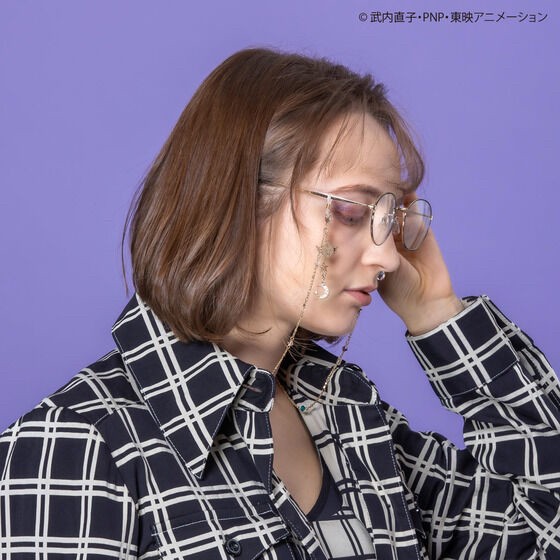 PRE-ORDER : Sailor Moon x ANNA SUI Sailor 10 Warrior Image Glass Cord Necklace Chain