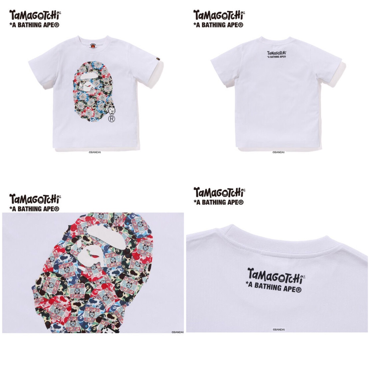 PRE-ORDER : Tamagotchi x A BATHING APE T-shirt 1-3