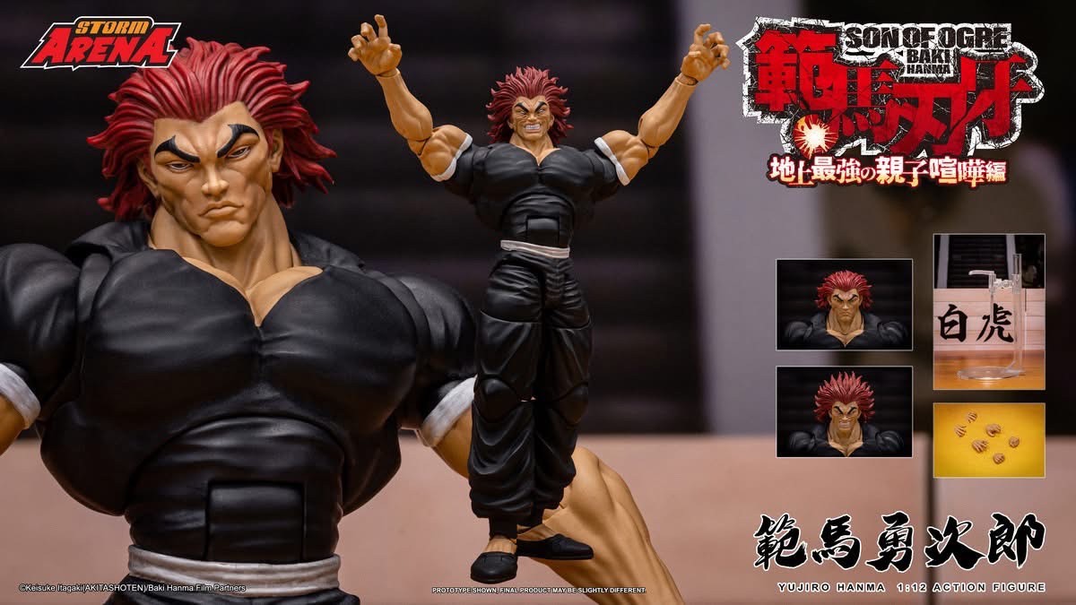 Pre-order : STORM ARENA Baki Hanma: Son of Ogre Yujiro Hanma 1/12 Scale Action Figure by Storm Collectibles