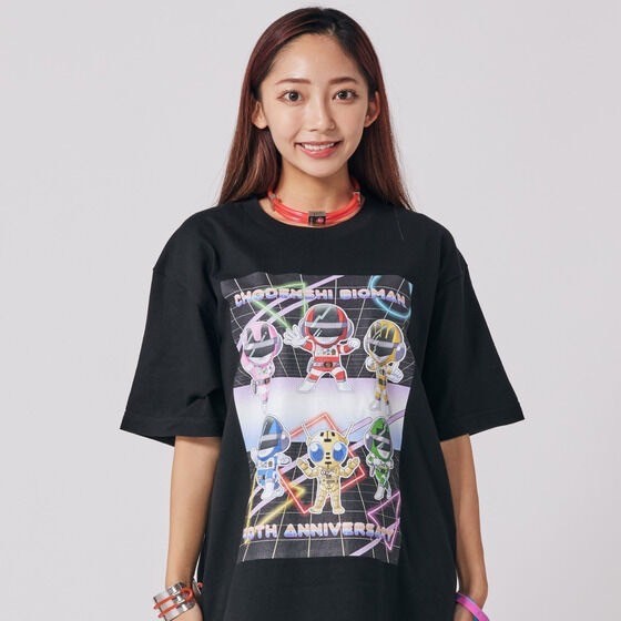 PRE-ORDER : Samurai Sentai Shinkenger / Choudenshi Bioman x AIKA ELECTRONICS T-shirt