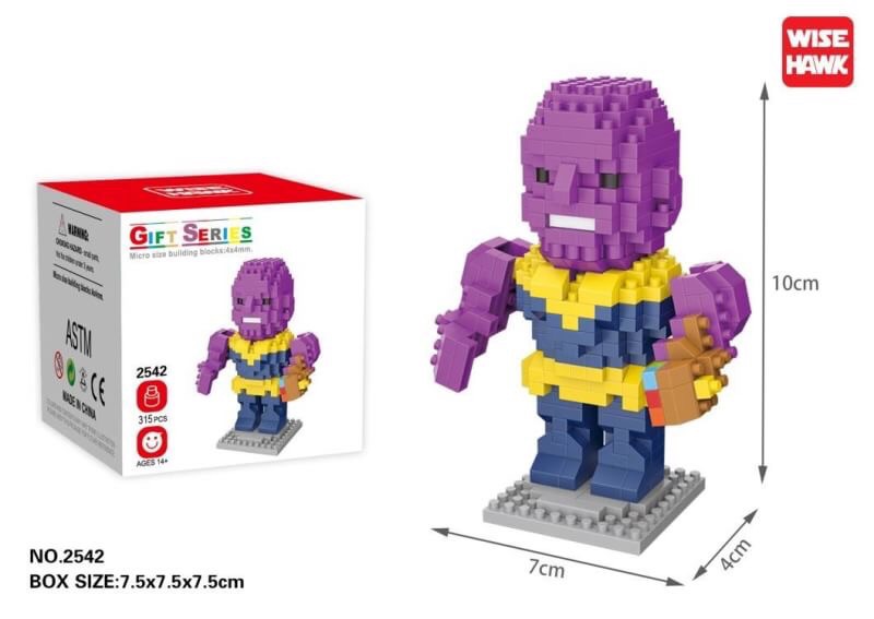 Wise Hawk 2542 Avengers Thanos 315pcs