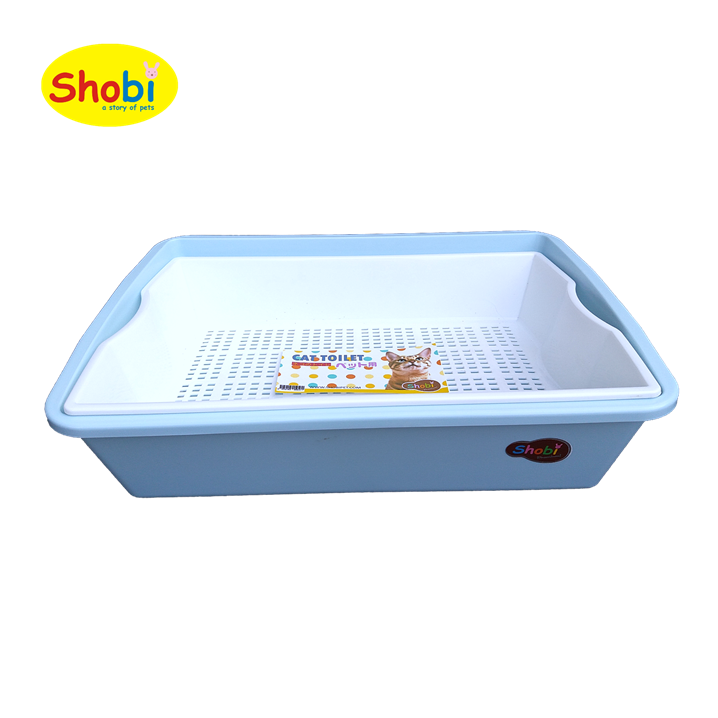 กระบะทรายแมวทรงเหลี่ยม