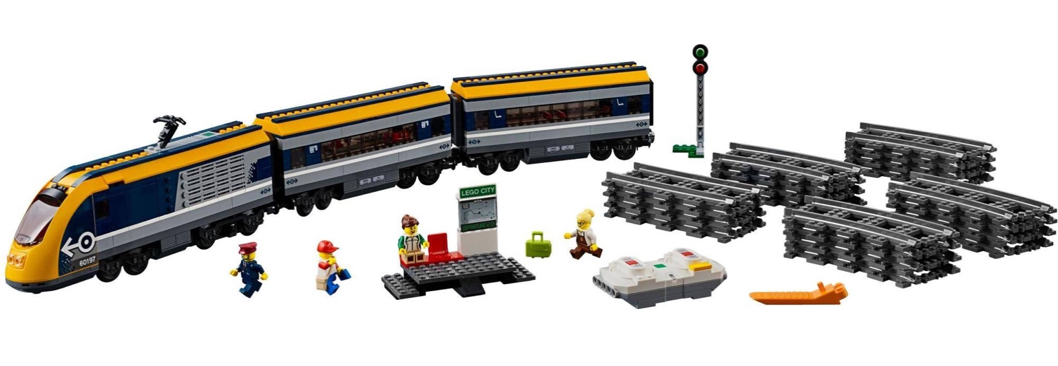 Lepin 02117 Passenger Train 758pcs (มีรางวิ่งได้บังคับผ่านบลูทูธ)
