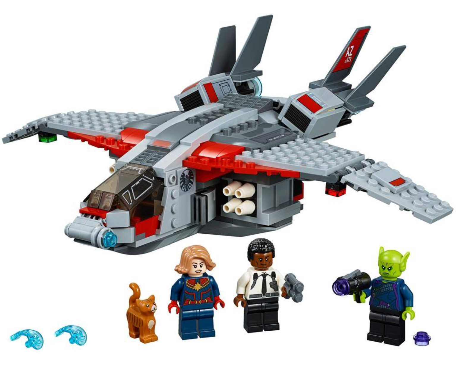 Lepin 07117A Captain Marvel and The Skrull Attack 344pcs