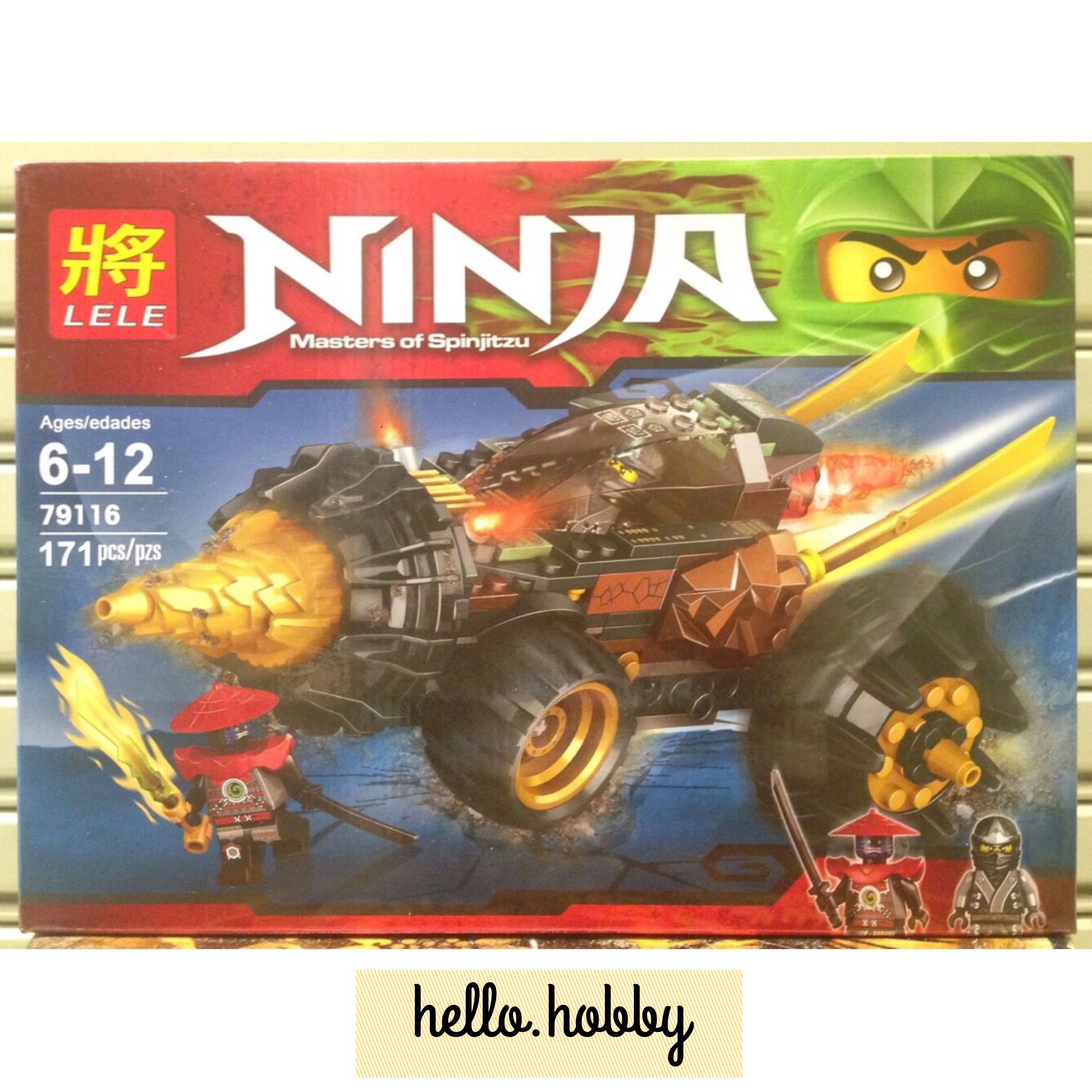 Lele 79116 Ninjago Burrow Mecha Chariot 171pcs