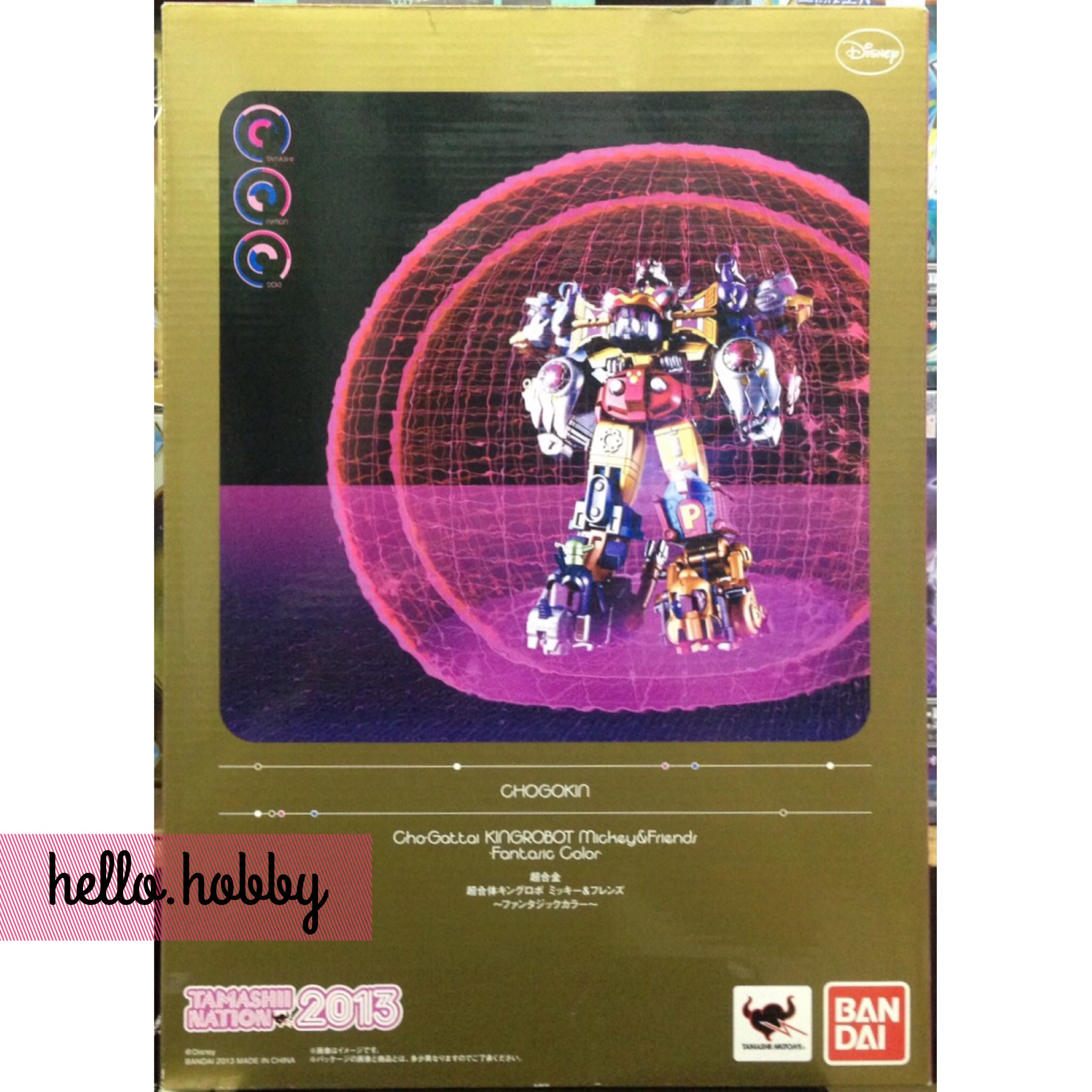 Tamashii Nations 2013 Chogokin Cho Gattai King Robo Mickey And Friends Fantastic Color by Bandai