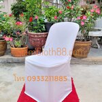 ผ้าคลุมเก้าอี้พลาสติกแบบ เรียบยาว........ ( ห้องประชุมสัมมนา,ห้องแอร์ )