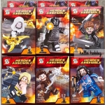 SY 673 1-8 super heroes