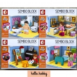 Sembo Block 601502-601505 Simple Life