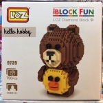 LOZ 9739 Line Town Brown&Sally 700pcs