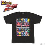 PRE-ORDER : Kaitou Sentai Lupinranger VS Keisatsu Sentai Patranger VS Uchu Sentai Kyuranger T-shirt Hero Pattern