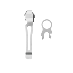 คลิปสำหรับหนีบกระเป๋า Pocket Clip & Lanyard (BLACK) Charge&Wave