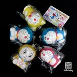 กาชาปอง Doraemon Squishy Keychain Gashapon by Bandai (Set Of 5)