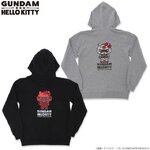 PRE-ORDER : Gundam VS Hello Kitty Project Zip Hoodie