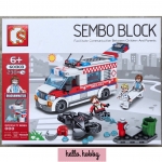 Sembo block 601303 Ambulance Car 238pcs