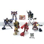 Mahou Sentai Magiranger Action Pose Gashapon by Bandai (Set of 6)