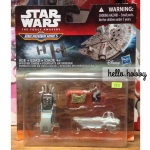 STAR WARS The Force Awaken Micro Machines 3-Pack Speeder Chase by Hasbro