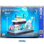 Zhe gao 662010 Titanic 579pcs (มีไฟ)
