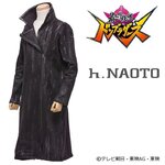 PRE-ORDER : Avataro Sentai Donbrothers x h.NAOTO Inu Brother Tsubasa Inuzuka High Neck Long Stretch Coat