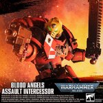 PRE-ORDER : WARHAMMER 40,000 BLOOD ANGELS ASSAULT INTERCESSOR