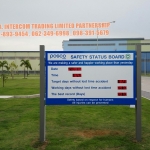 SAFETY RECORD BOARD [ป้ายสถานะความปลอดภัย]