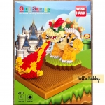 Wise Hawk 2517 Super Mario Koopa 1539pcs