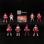 กาชาปอง Super Sentai Hero Gallery: Red Chronicle vol. 4 Gashapon by Bandai (Set of 8)