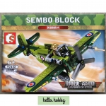 Sembo block 704101 Military Plane 206pcs