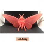Godzilla - Movie Monster Series Mothra 2002 Clear Pink Ver. 13” by Bandai