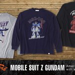 PRE-ORDER : STRICT-G.Fab "Mobile Suit Z Gundam" Used Style Long Sleeve T-Shirt