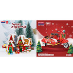 Balody 21058-21059 Christmas House & Motorcycle