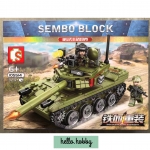 Sembo block 105514 military tank 324pcs