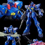 PRE-ORDER : RE/100 Gun Ez Ground Type [BLUEBIRD TEAM COLORS] Plastic Model