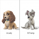 Pre-order : DISNEY CHARACTER FLUFFY PUFFY ～LADY AND THE TRAMP~ (Ａ:LADY / B: Tramp)