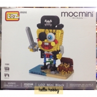 LOZ 1104 SpongeBob Pirate 584pcs