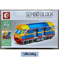 Sembo block 6114 รถไฟ 130pcs
