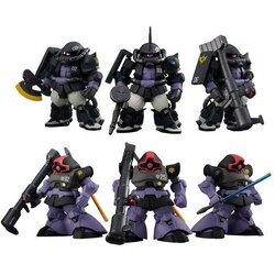 $ FW GUNDAM CONVERGE: CORE Black Tri-Stars Zaku II High Mobility & Dom Set (PB)