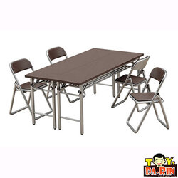 $ 1/12 Posable Figure Accessory Parts FA02 Meeting Room Tables & Chairs Plastic Model