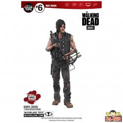 $ Color Tops Red Wave The Walking Dead - Daryl Dixon 8 Inch Action Figure (Damaged BOX)