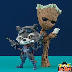 $ FLUFFY PUFFY Marvel - Rocket & Groot
