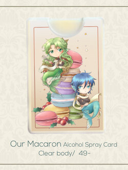Our Macaron_สเปรย์แอลกอฮอล์การ์ด (แบบใส) 20 ml