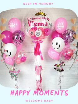 เซตลูกโป่ง New born, Welcome baby