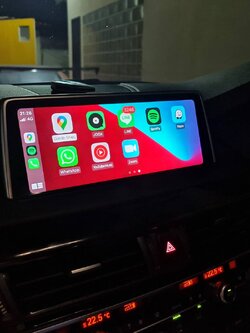 SmartLink apple carplay android auto ในวิทยุเดิม จอเดิมติดรถ BMW F15 X5