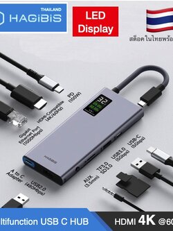ส่งKerryจาก กทม Hagibis TSX series Multifunction Hub USB TypeC HDMI